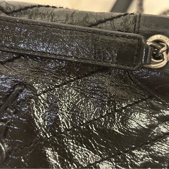 YSL saint Laurent Nikki baby vintage leather black - Picture 14 of 16